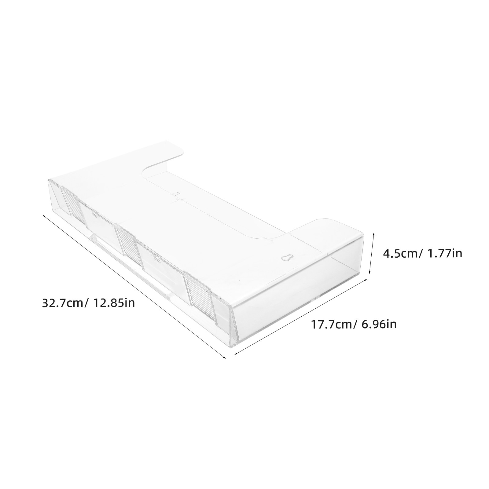 2Pcs Wall File Holder Acrylic  - Magazine Holder Rack ulasan dan harga