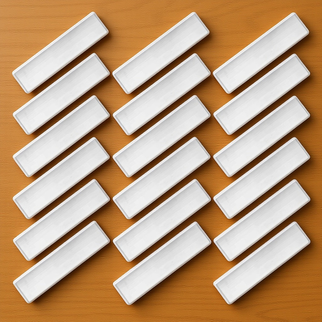 25Pcs Transparent Adhesive Lab - Index Card Holder ulasan dan harga