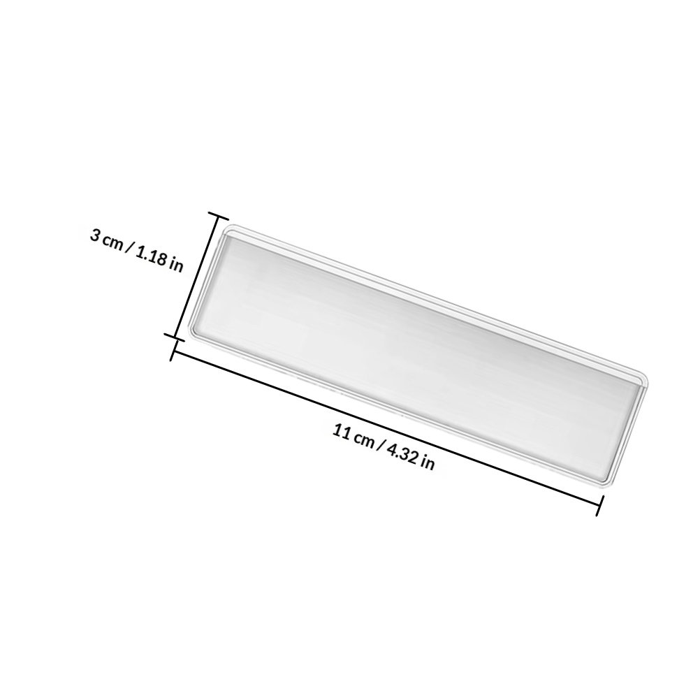 25Pcs Transparent Adhesive Lab - Index Card Holder ulasan dan harga