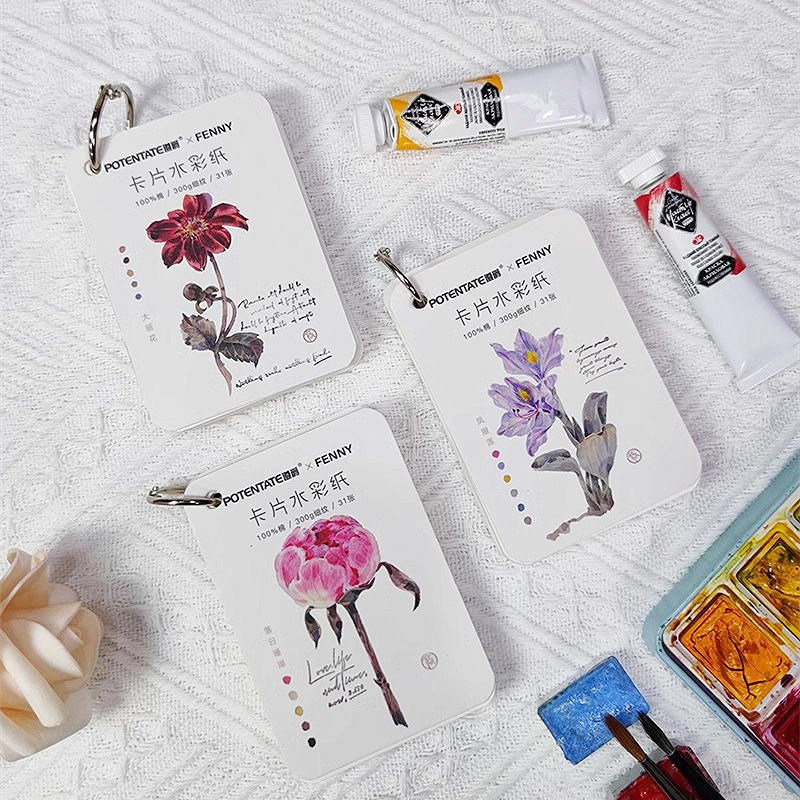 POTENTATE Bookmark Watercolor  - Ink Blotter Paper ulasan dan harga