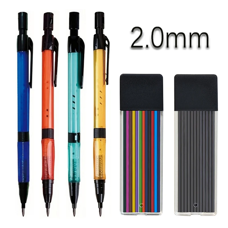 4 Colors 2.0mm Mechanical Penc - Staedtler Pencil Lumocolor ulasan dan harga