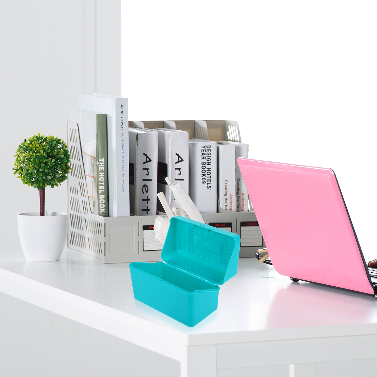 4Pcs Plastic Index Card File B - Index Card Holder ulasan dan harga