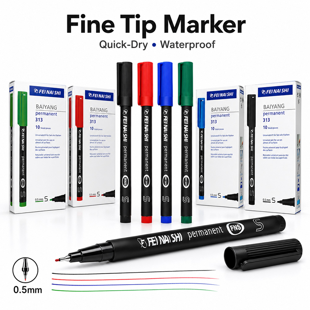 4/12 Pcs 0.5mm Fine Tip Perman - Correction Pen Fine ulasan dan harga