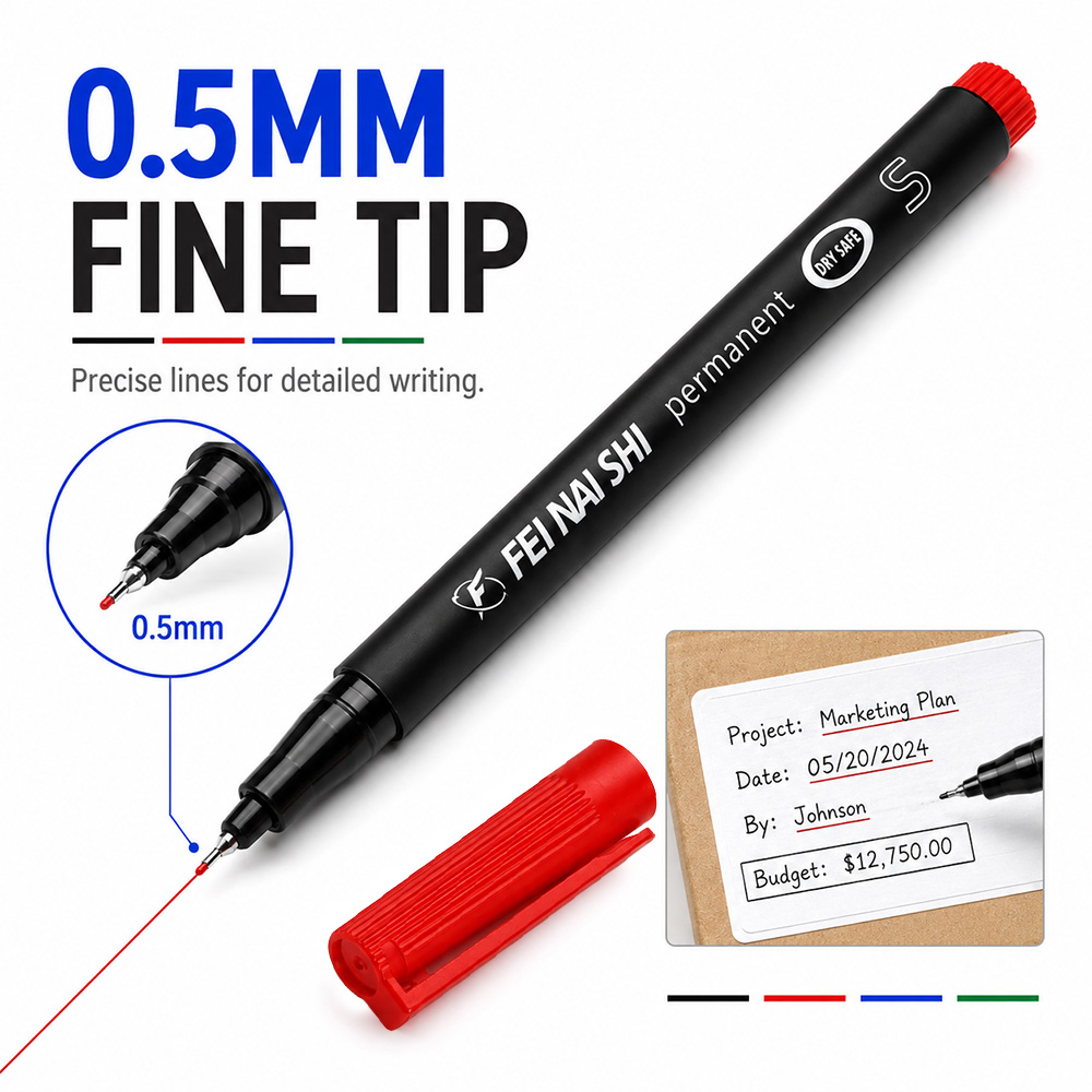 4/12 Pcs 0.5mm Fine Tip Perman - Correction Pen Fine ulasan dan harga