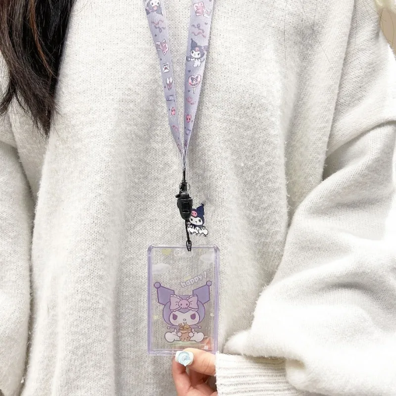 Cute Cartoon Lanyard Transpare - Index Card Holder ulasan dan harga