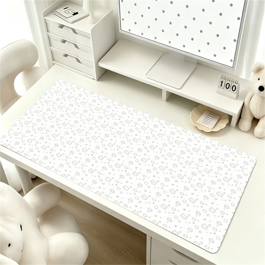 Cute Leather Desk Mat Tableclo - Leather Desk Pad ulasan dan harga
