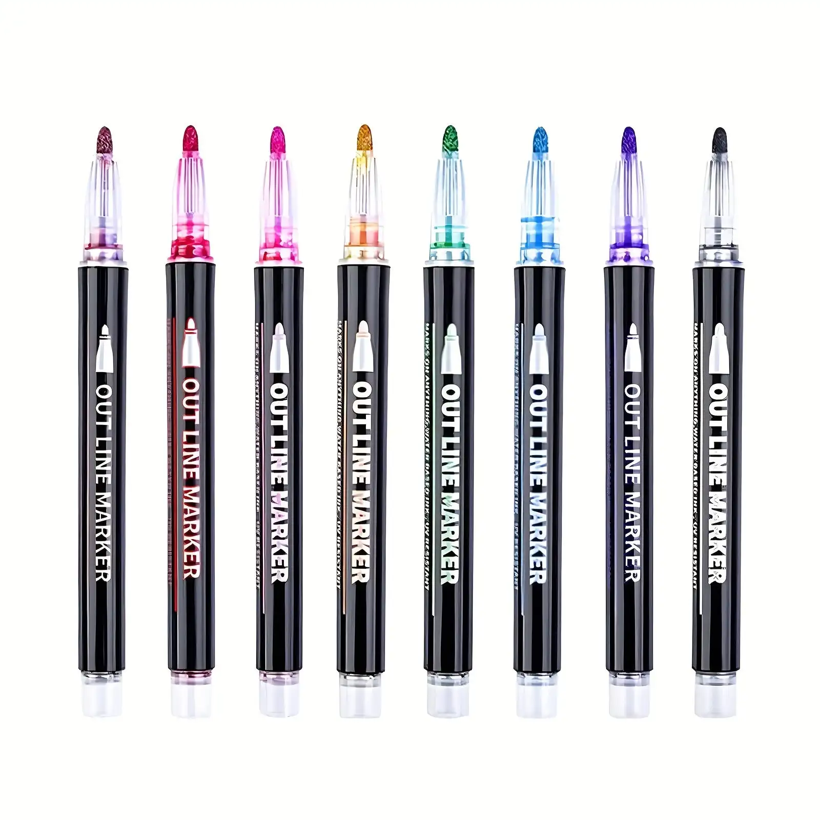 Dual-Tip Metallic Art Pens wit - Correction Pen Fine ulasan dan harga